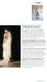 A model in a long, flowing white gown stands near a curtain, facing away. A hand-dyed ivory silk tulle Chapel Veil from Noémiah cascades down her back. The page features French text with a headline starting with Oui, je le veux! It's styled like a magazine layout under the title ELLE RADAR at the top.