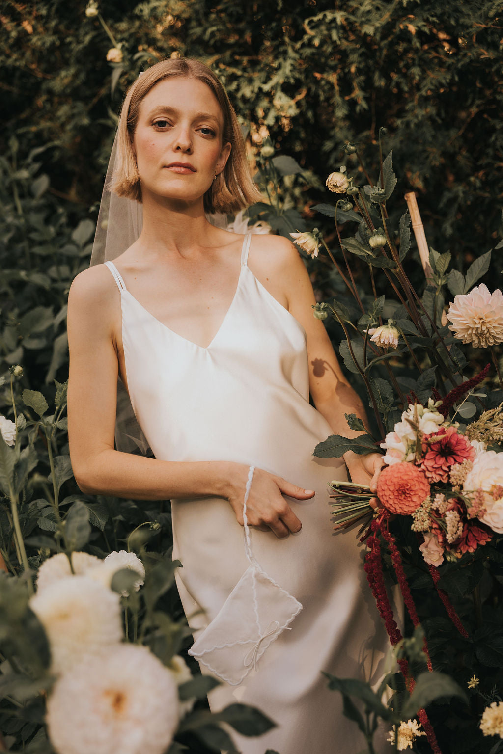 Claude Silk Satin Dress — Bridal Edit
