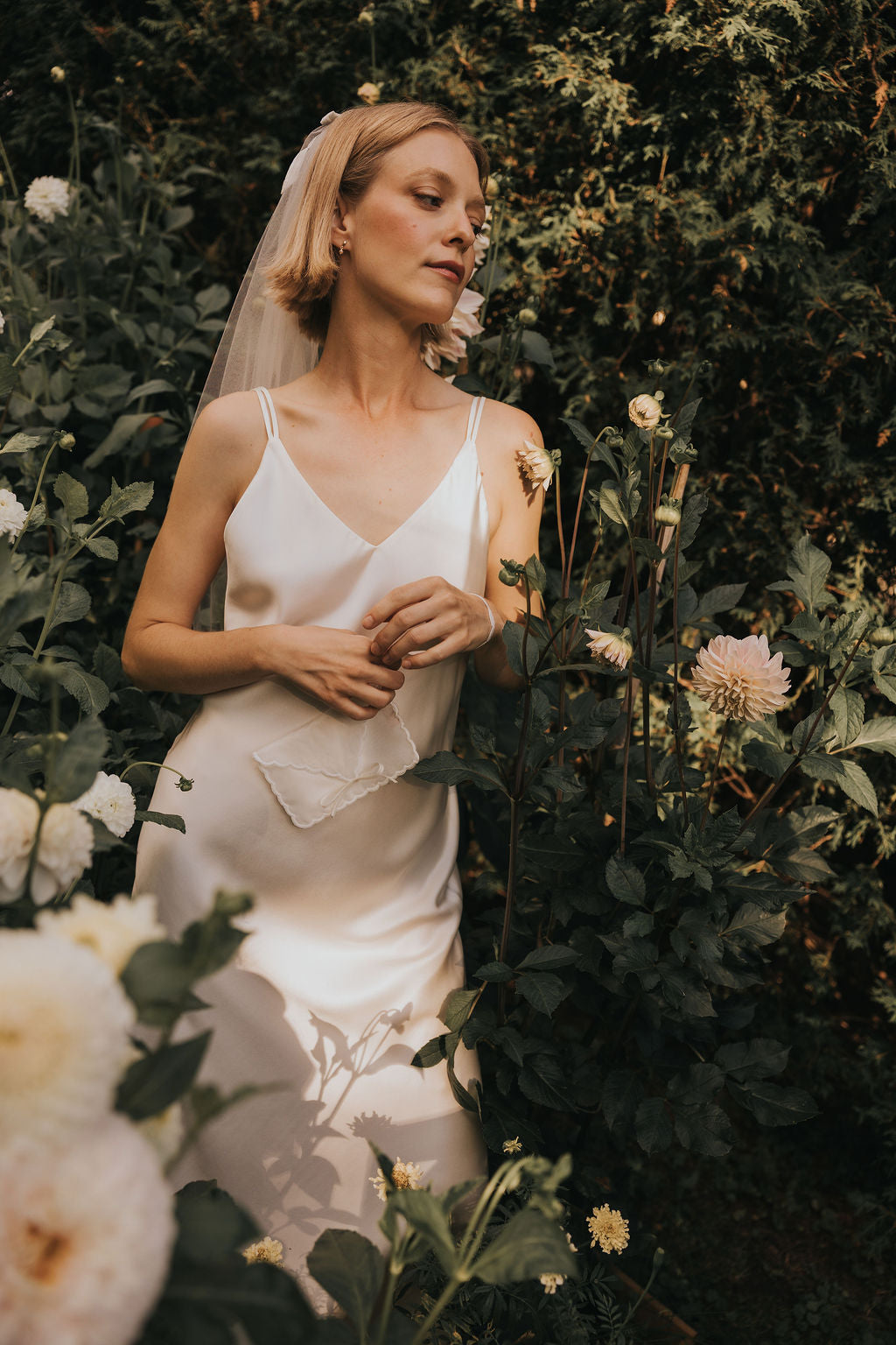 Claude Silk Satin Dress — Bridal Edit