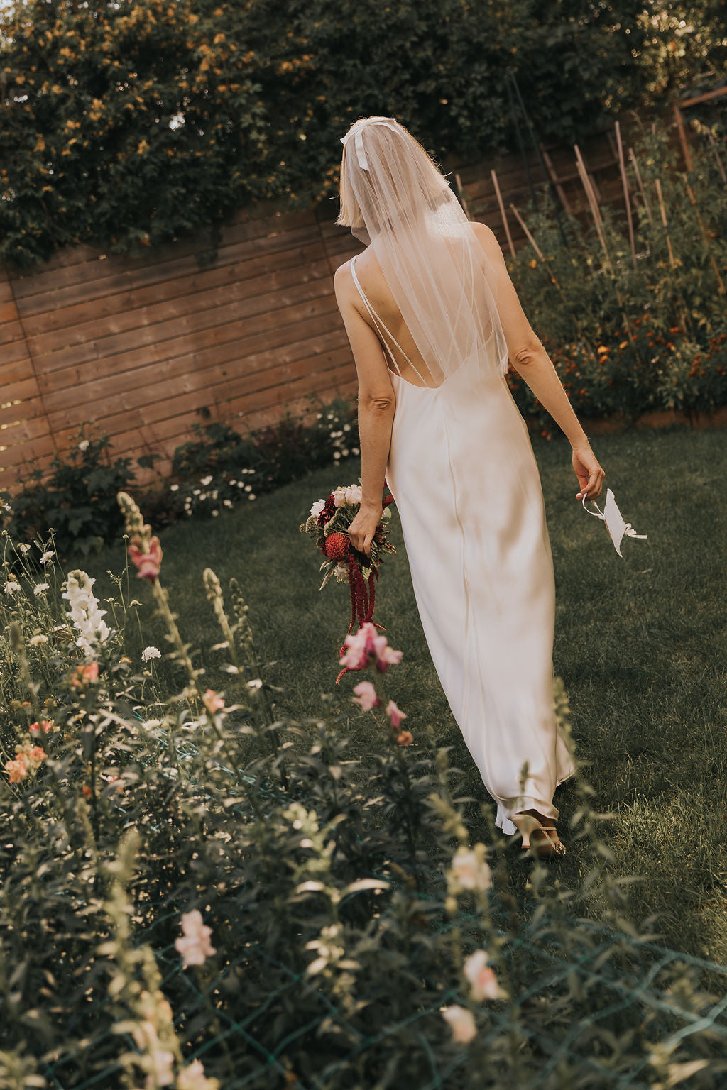 Claude Silk Satin Dress — Bridal Edit