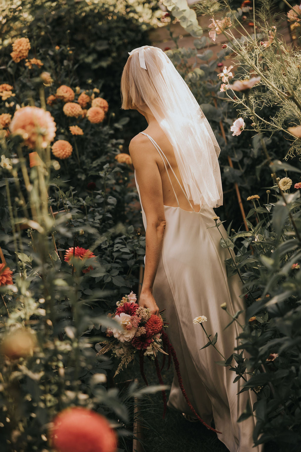 Claude Silk Satin Dress — Bridal Edit