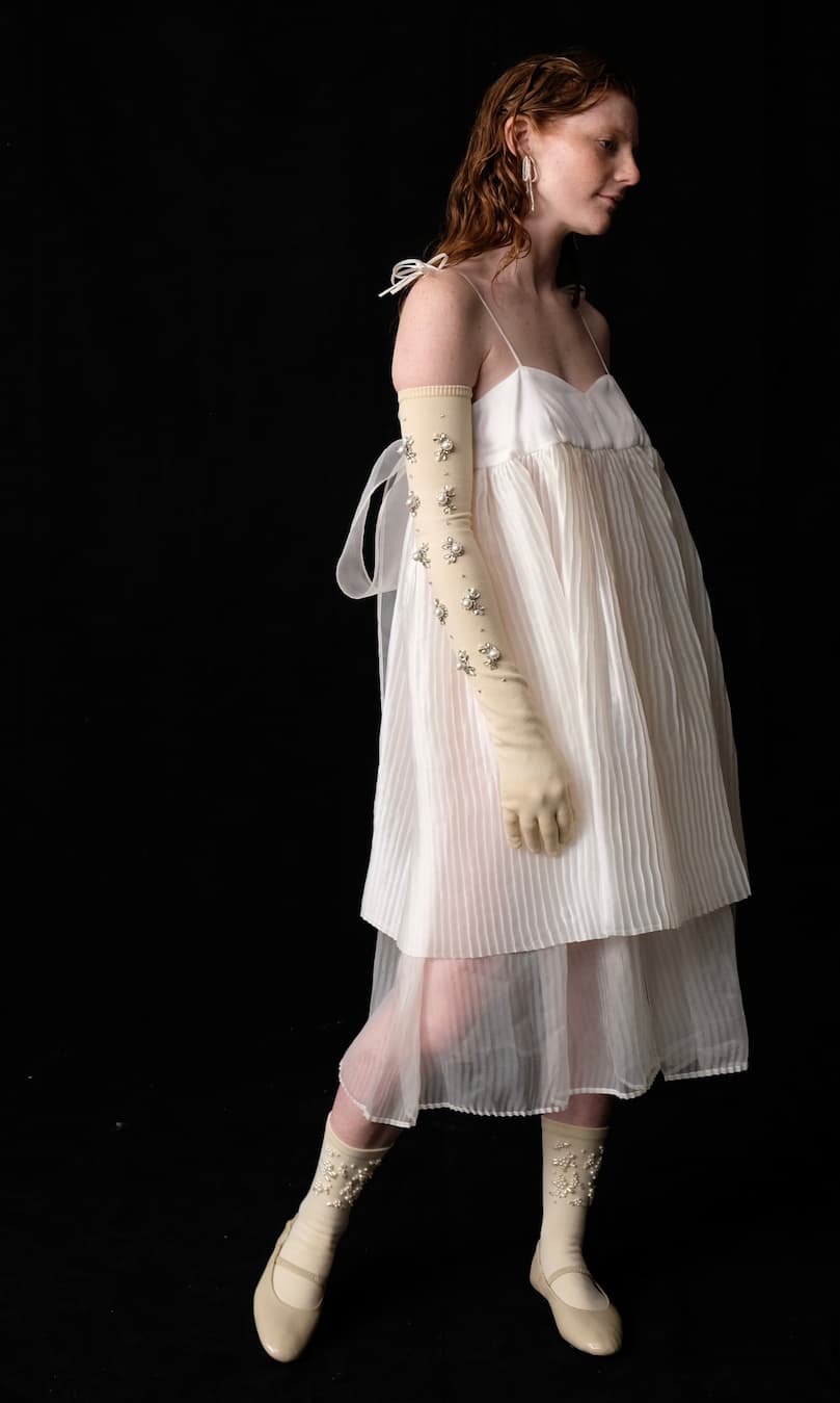 Capucine Pleated Dress